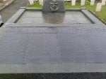 Grave Memorial Concrete Grass Headstone