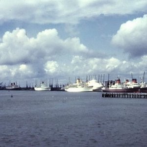 Liners confined to port during the seamen's strike, June 1966