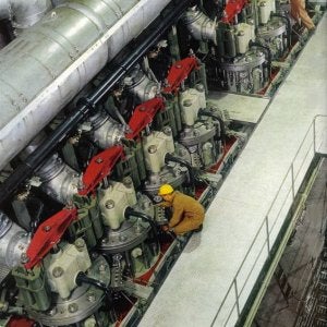 Götaverken Diesel top greting